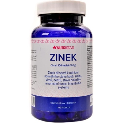 Nutri Star Zinok 25 mg 100 tabliet