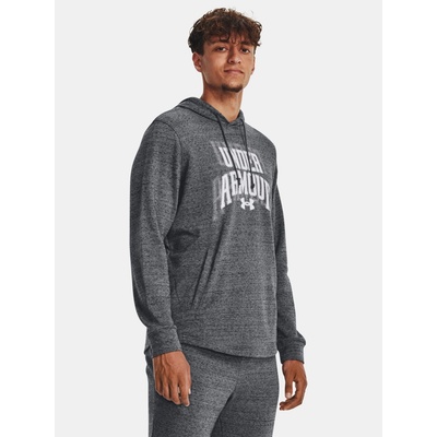 Under Armour UA Rival Terry Graphic HD Šedá