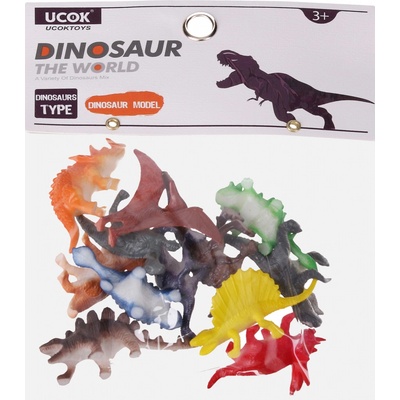 Wiky Zvířátka figurky dino 12 ks set 5 cm