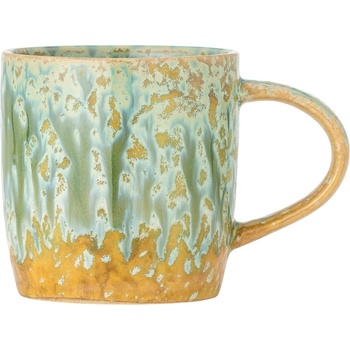 Bloomingville Жълта/светлозелена глинена чаша 400 ml Milani - Bloomingville (82072529)