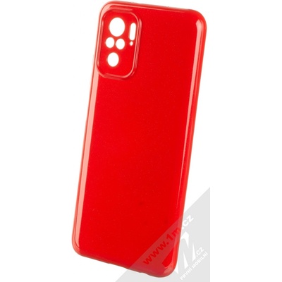 Pouzdro 1Mcz Jelly Skinny TPU ochranné Xiaomi Redmi Note 10, Redmi Note 10S, Poco M5s červené