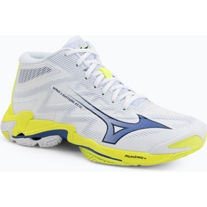 Mizuno Волейболни обувки Mizuno Wave Lightning Elite Mid white/lighting yellow/dazzling blue