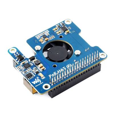 Waveshare PoE HAT (F) pre Raspberry Pi 5
