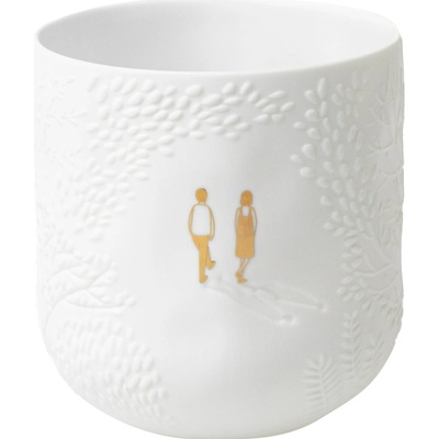 räder Porcelánový svícen Park Walk, bílá barva, porcelán