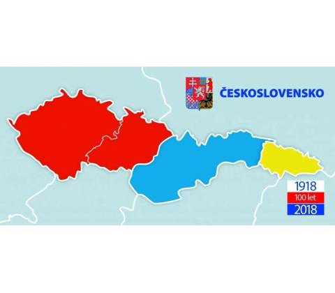 Pohlednice 3D Československo