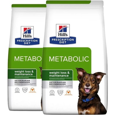 Hill's Hill s Prescription Diet Metabolic Регулация на теглото гранули за кучета 2 x 12 кг