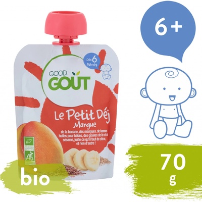 Good Gout BIO Mangová snídaně 70 g – Zbozi.Blesk.cz