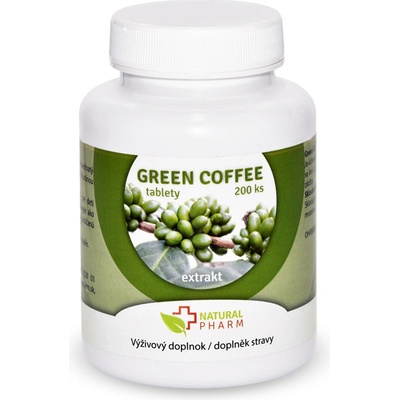 Natural Pharm Green Coffee Zelená káva 100 ks