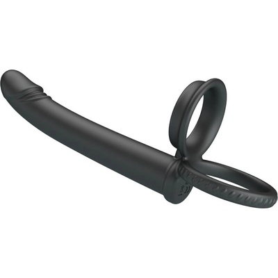 Pretty Love Moses Double Penetration Double Cockring Black – Zboží Dáma