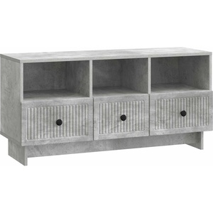 vidaXL ТВ шкаф 102 x 34, 5 x 50 cm Бетонно сиво Инженерна дървесина (893988)