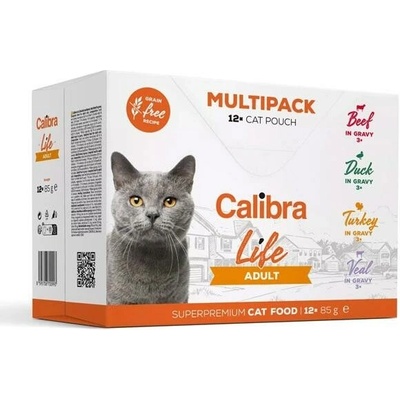 Calibra Cat Life Adult Multipack v omáčce 12 x 85 g