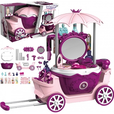 Beauty Salon Toaletní stolek na kolečkách + 31 doplňků
