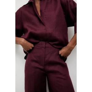 Answear. LAB панталон дамски от лен (PN1595) - answear - 156,45 лв
