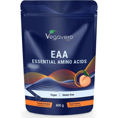 Vegavero EAA Есенциални аминокиселини - Мускулно възстановяване и издръжливост, 11.8 g, 400 g прах (50 дози) (VV-VITA-394)