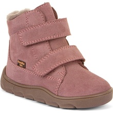 Froddo Dievčenská zimná barefoot obuv ZERU TEX FURRY Dark pink G2110149-6