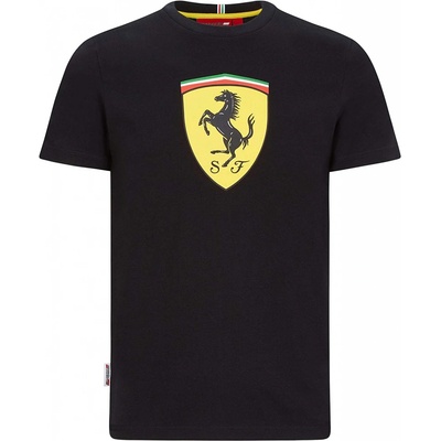 dětské triko Ferrari Jr FW Large Shield black černá