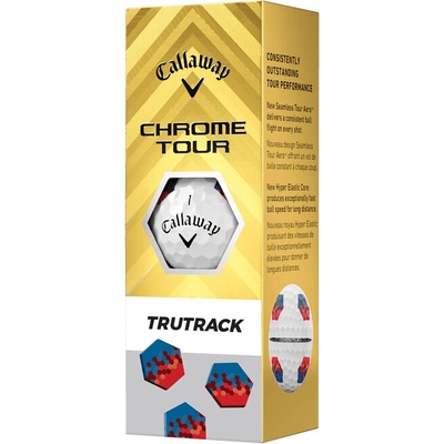 Callaway Chrome Tour TruTrack biele 3 ks