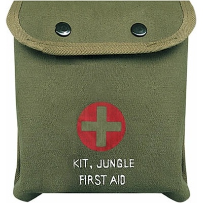 Rothco Lekárnička prvej pomoci M-1 JUNGLE OLIV s krížom