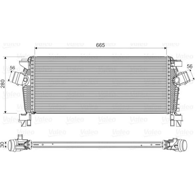 Chladič turba VALEO 818566