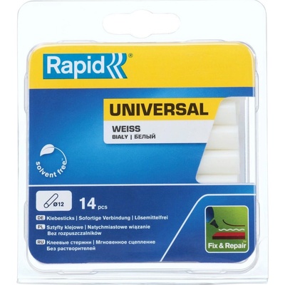 Rapid Lepicí patrona Universal, ø 12 × 94 mm, 14 ks, bílá 5000694