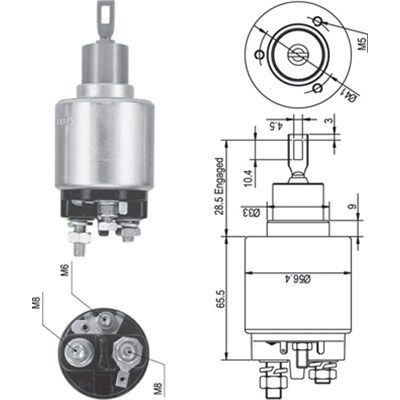 Elektromagnetický spínač, štartér MAGNETI MARELLI 940113050344