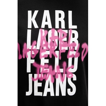 Karl Lagerfeld Jeans Памучна тениска Karl Lagerfeld Jeans (B1W17057)