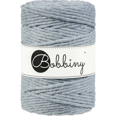 Bobbiny Macrame cord - 5mm Bobbiny - Macrame cord - 5mm: Silver