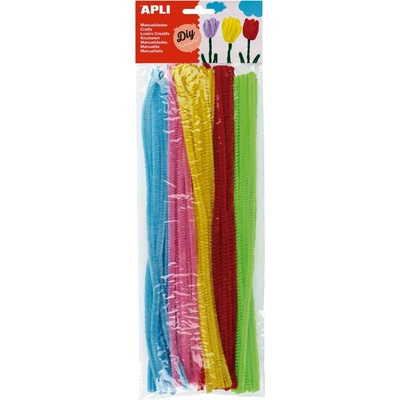 Modelovací drátky žinylka Apli, Bright, 30cm, mix barev