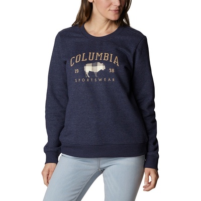 Columbia Hart Mountain II Graphic Crew Dark Nocturnal