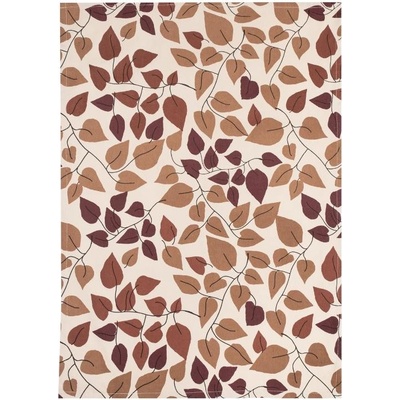 SCANquilt DEKORO barevné listy 50 x 70 cm cihlovobéžová