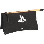 Playstation Ученически несесер с 3 отделения - Playstation Black