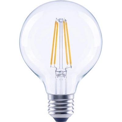 Flair LED žárovka G80 E27 7W/60W 806lm 2700K čírá stmívatelná