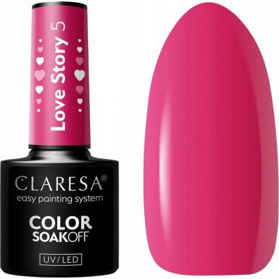 Claresa Hybridní lak na nehty Love Story 5 5ml