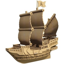 Cartonic 3D PUZZLE Pirátská loď PIRATE SHIP 232 ks