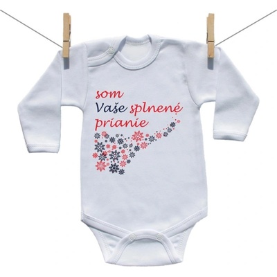 Boodyy Body s dlhým rukávom Som Vaše splnené prianie
