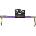Ernie Ball Flex Purple 7, 62 cm Ъглов - Ъглов Пач кабел (P378839)