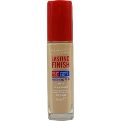 Rimmel London Lasting Finish 35H SPF20 Dlhotrvajúci hydratačný make-up 070 sesame 30 ml