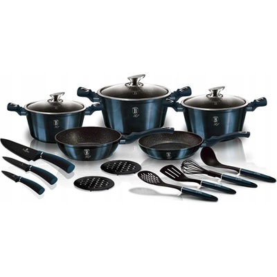 BerlingerHaus Sada hrnců Metallic Line hliníková 17 ks