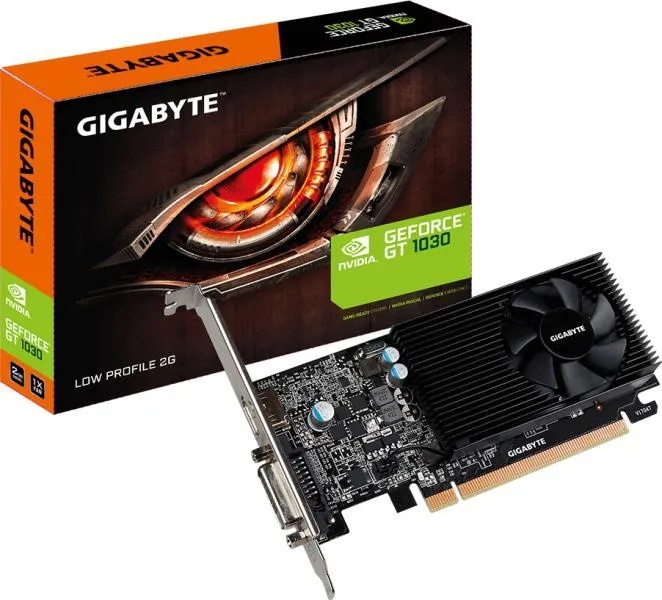 GIGABYTE GeForce GT 1030 Low Profile 2GB GDDR5 64bit (GV-N1030D5-2GL)