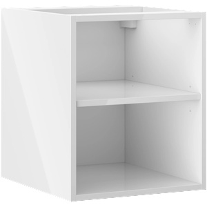 Mexen Box-A отворен шкаф с рафт 40 см, бял гланц - 91AX2-0400-470-0-00 (91AX2-0400-470-0-00)