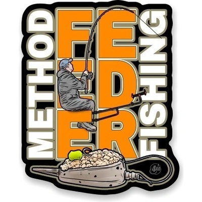 4ANGLERSDESIGN Samolepka 62 Method Feeder Fishing