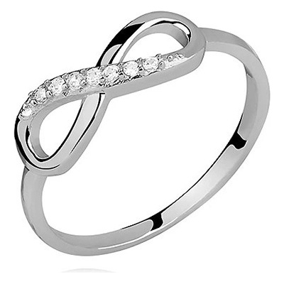 Olivie Stříbrný prsten NEKONEČNO 5301