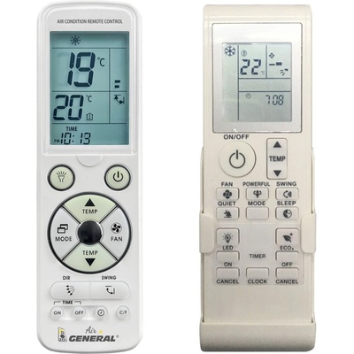 General DAIKIN Sensira FTXC25, RXC25 - луксозно с подсветка дистанционно управление (Sensira FTXC25, RXC25)