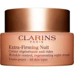Clarins Extra-Firming Night All Skin Types регенериращ нощен крем против бръчки за жени 50 мл