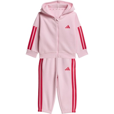 Adidas Детско яке за тренировка adidas Kid's Essentials Jogger Full Zip Training jacket - Clear Pink / Power Pink - размер 68 (EU) (704-6486-0111)