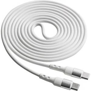 Akyga AK-USB-41 1, 8 м кабел за пренос на данни и зареждане Type C - Type C white (AK-USB-41)