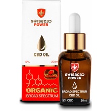 SWISS CBD POWER CBD olej 20ml Broad spectrum 5%