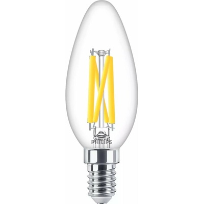 Philips LED žiarovka E14 B35 3,4W = 40W 470lm 2700 teplé vlákno stmievateľné