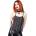 KILLSTAR дамски потник KILLSTAR - Renaissance & Glitter- Черен - KSRA008981
