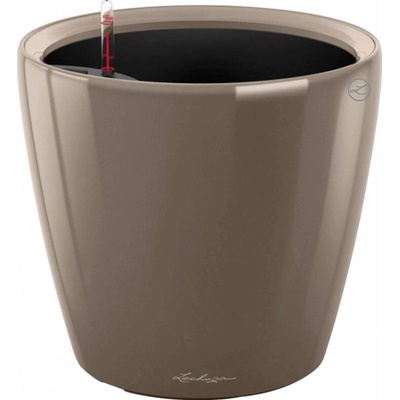 Lechuza Květináč Classico Premium LS 43 šedohnědá lesklá 43 x 40 cm – Hledejceny.cz